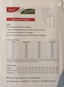 Preview: Papierschnittmuster Rock „Sophia“ in Gr. 32-54